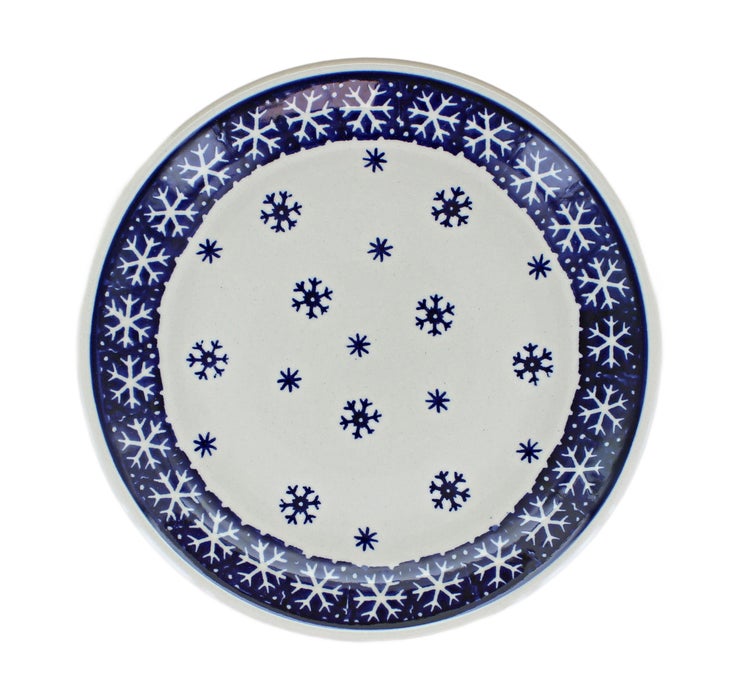 Detail image of Manufaktura Snow Flurry Dining Plates & Bowls — Polish Pottery