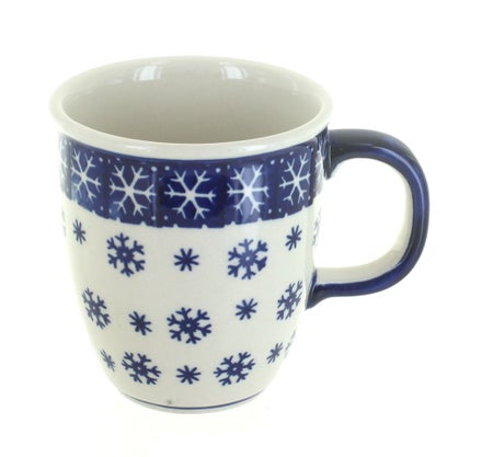 Manufaktura Snow Flurry Mug — Polish Pottery