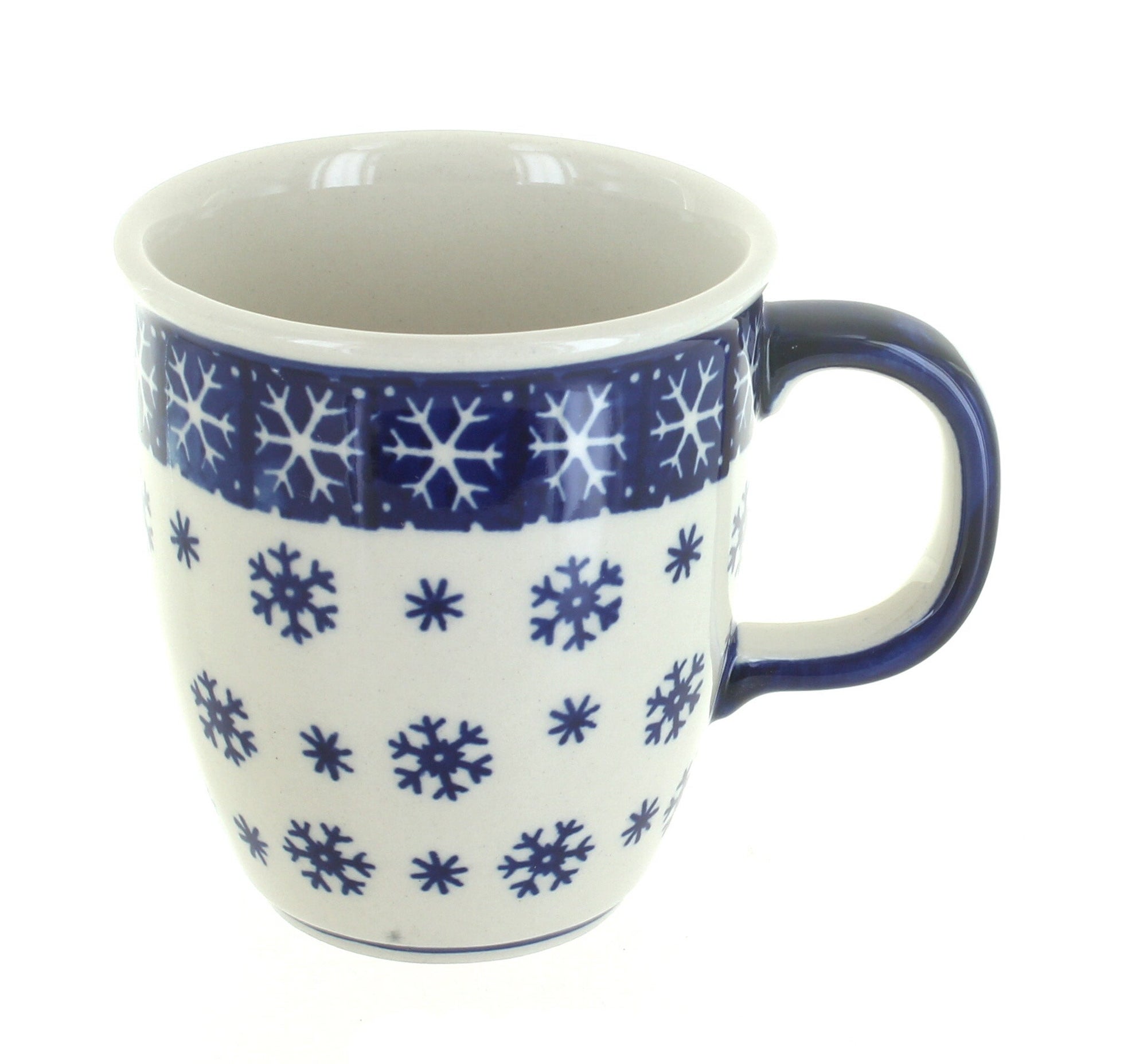 Manufaktura Snow Flurry Mug — Polish Pottery