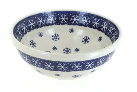 Manufaktura Snow Flurry Dining Plates & Bowls — Polish Pottery