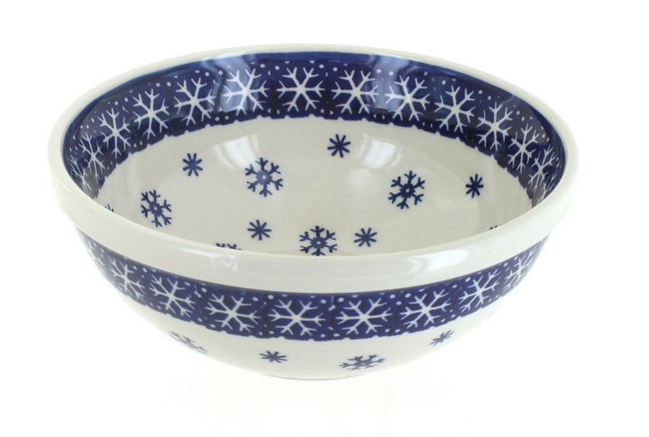 Manufaktura Snow Flurry Dining Plates & Bowls — Polish Pottery