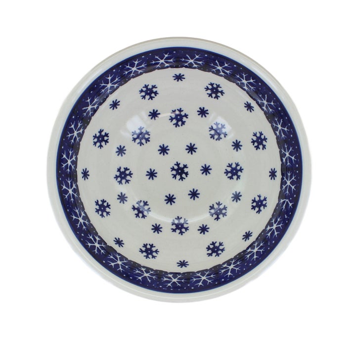 Manufaktura Snow Flurry Dining Plates & Bowls — Polish Pottery