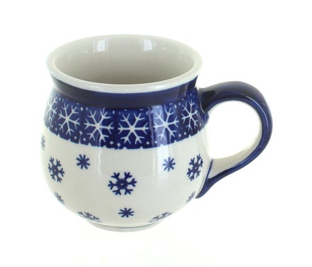 Manufaktura Snow Flurry Mug — Polish Pottery