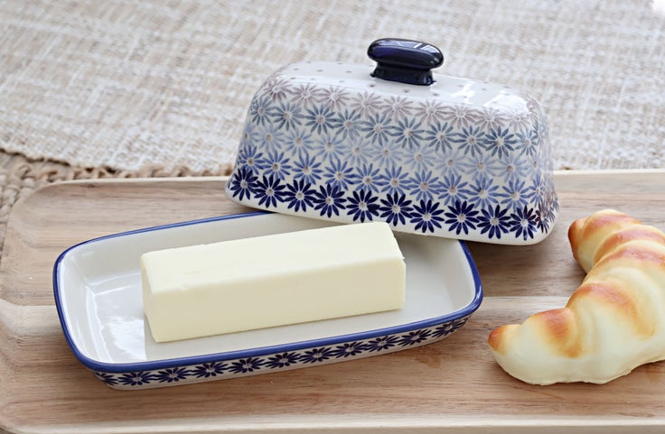 Detail image of Manufaktura Harmony Butter Dish — Polish Pottery