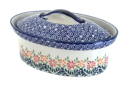 Manufaktura Garden Bouquet Small Bakeware — Polish Pottery