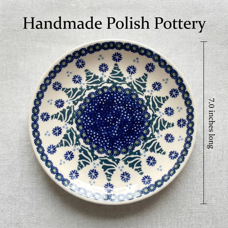 Detail image of Manufaktura Festive Fir Dining Plates & Bowls — Polish Pottery