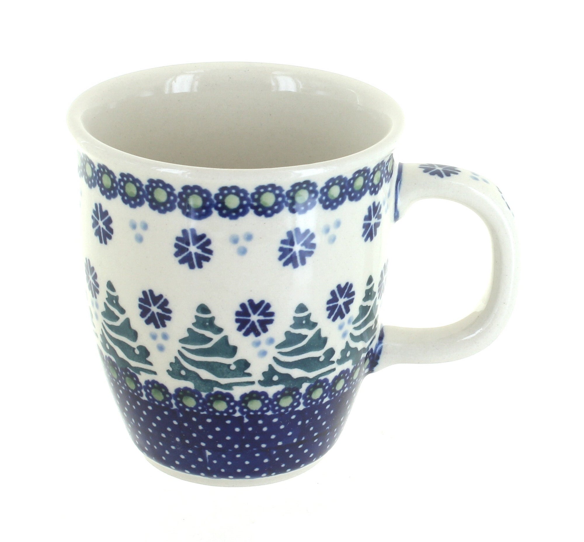Manufaktura Festive Fir Mug — Polish Pottery