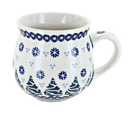 Manufaktura Festive Fir Mug — Polish Pottery