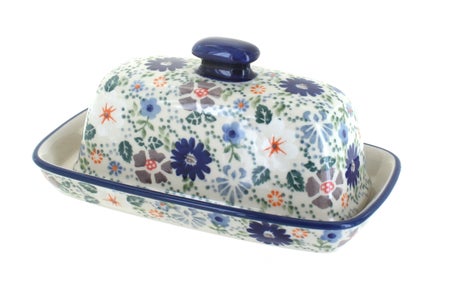 Manufaktura Carnival Butter Dish — Polish Pottery