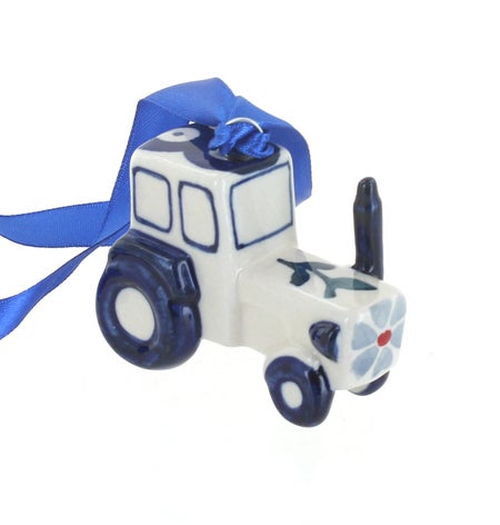 Manufaktura Blue Violet Christmas Ornament — Polish Pottery