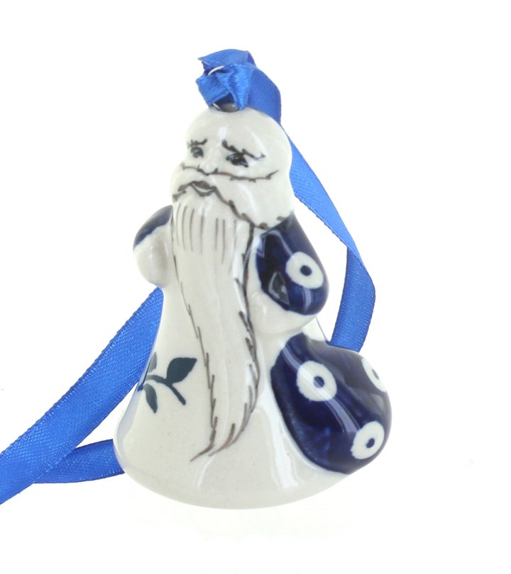Manufaktura Blue Violet Christmas Ornament — Polish Pottery