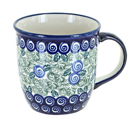 Zaklady Seaside Swirl Mug — Polish Pottery