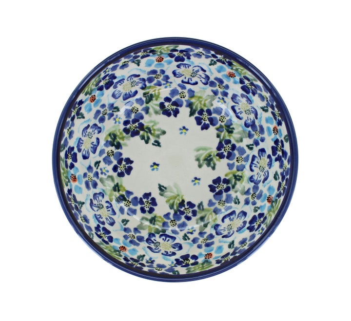 Zaklady Vintage Violet Dining Plates & Bowls — Polish Pottery