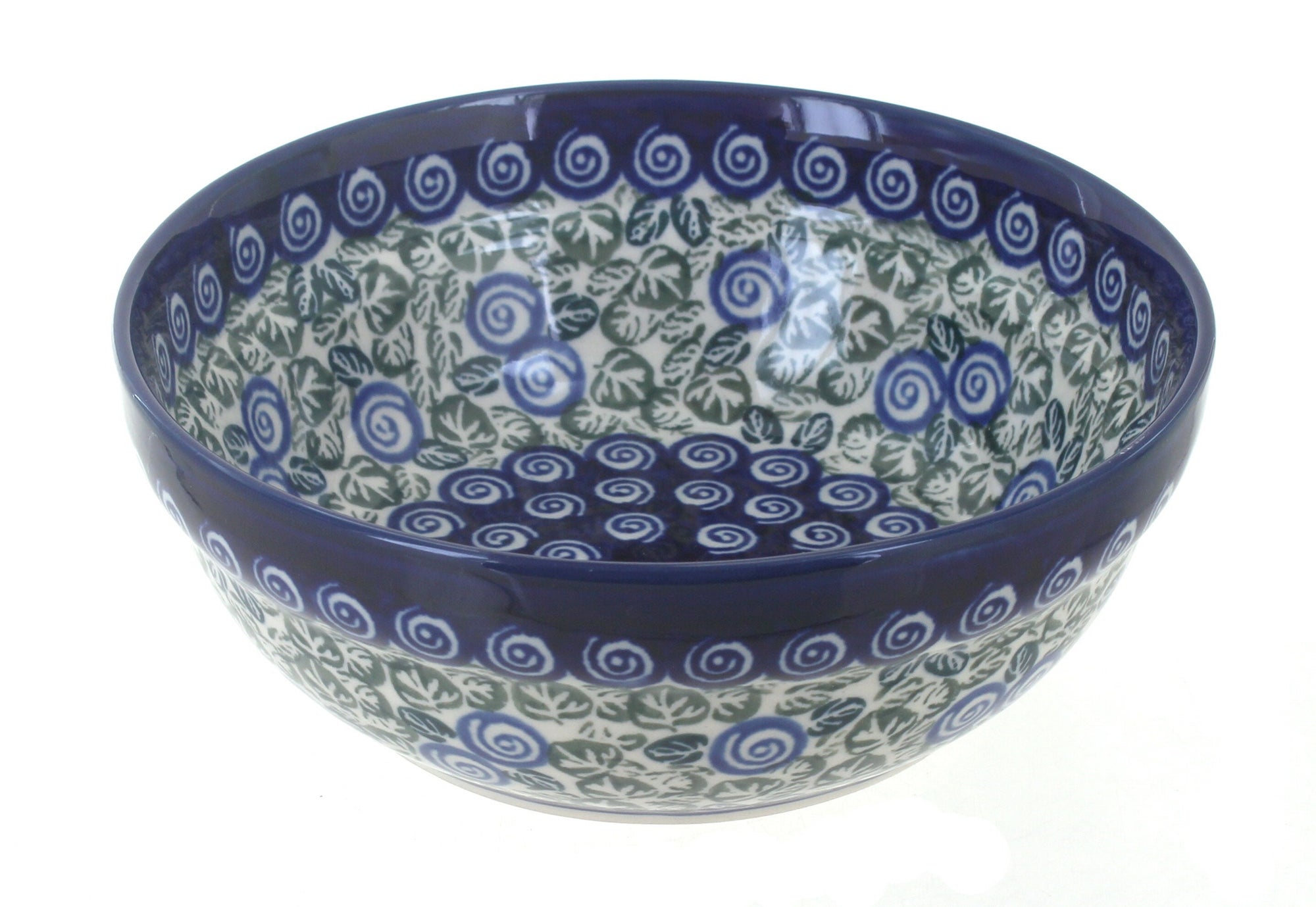 Zaklady Seaside Swirl Dining Plates & Bowls — Polish Pottery