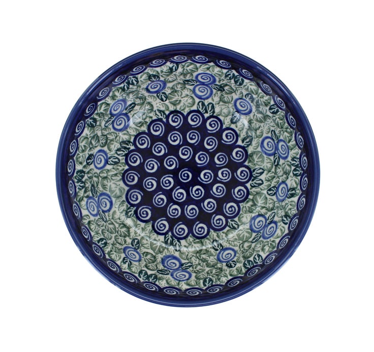 Detail image of Zaklady Seaside Swirl Dining Plates & Bowls — Polish Pottery