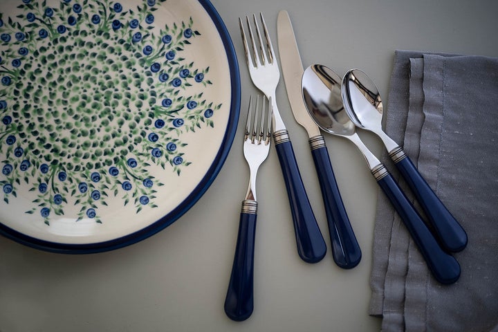 Zaklady Porcelain Vine Dining Plates & Bowls — Polish Pottery