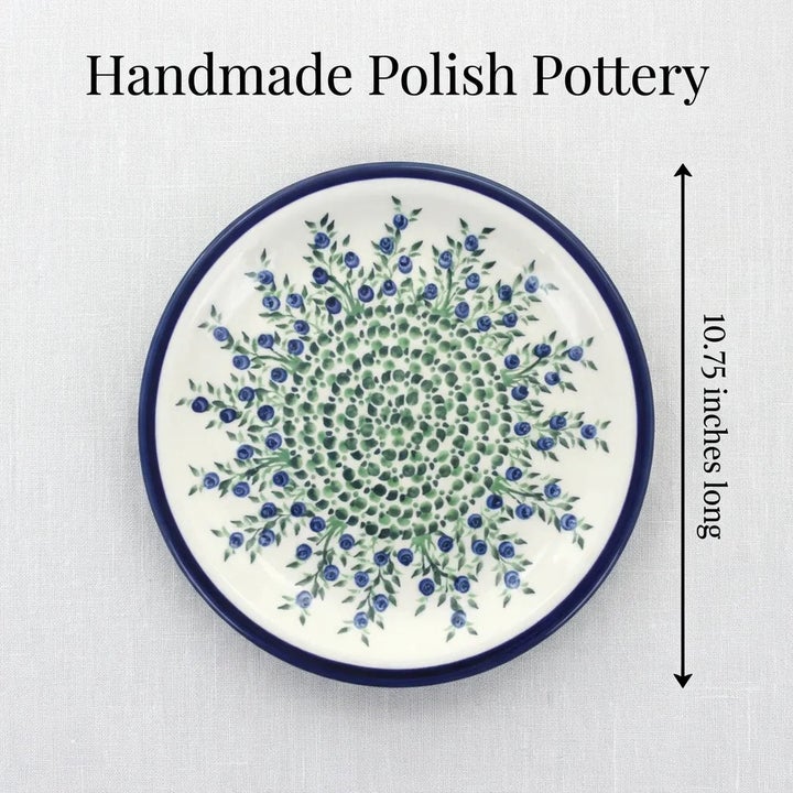 Zaklady Porcelain Vine Dining Plates & Bowls — Polish Pottery