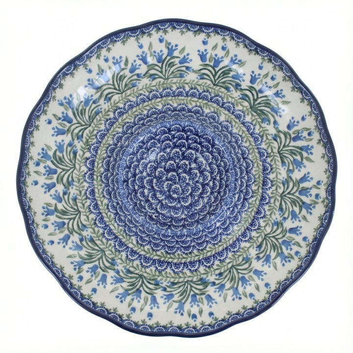 Ceramika Artystyczna Tulip Bouquet Large Serving Piece — Polish Pottery