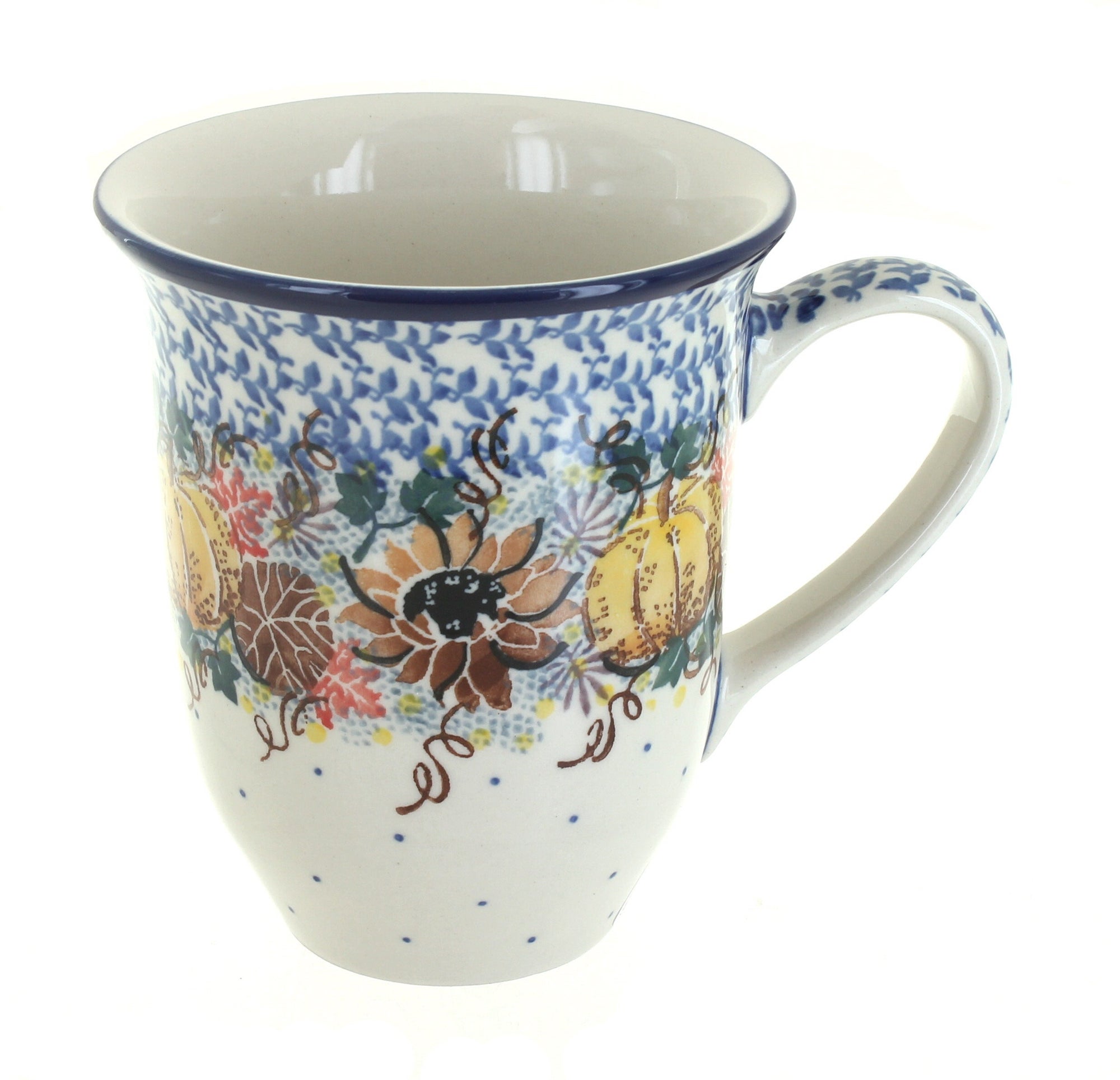 Ceramika Artystyczna Harvest Bounty Mug — Polish Pottery