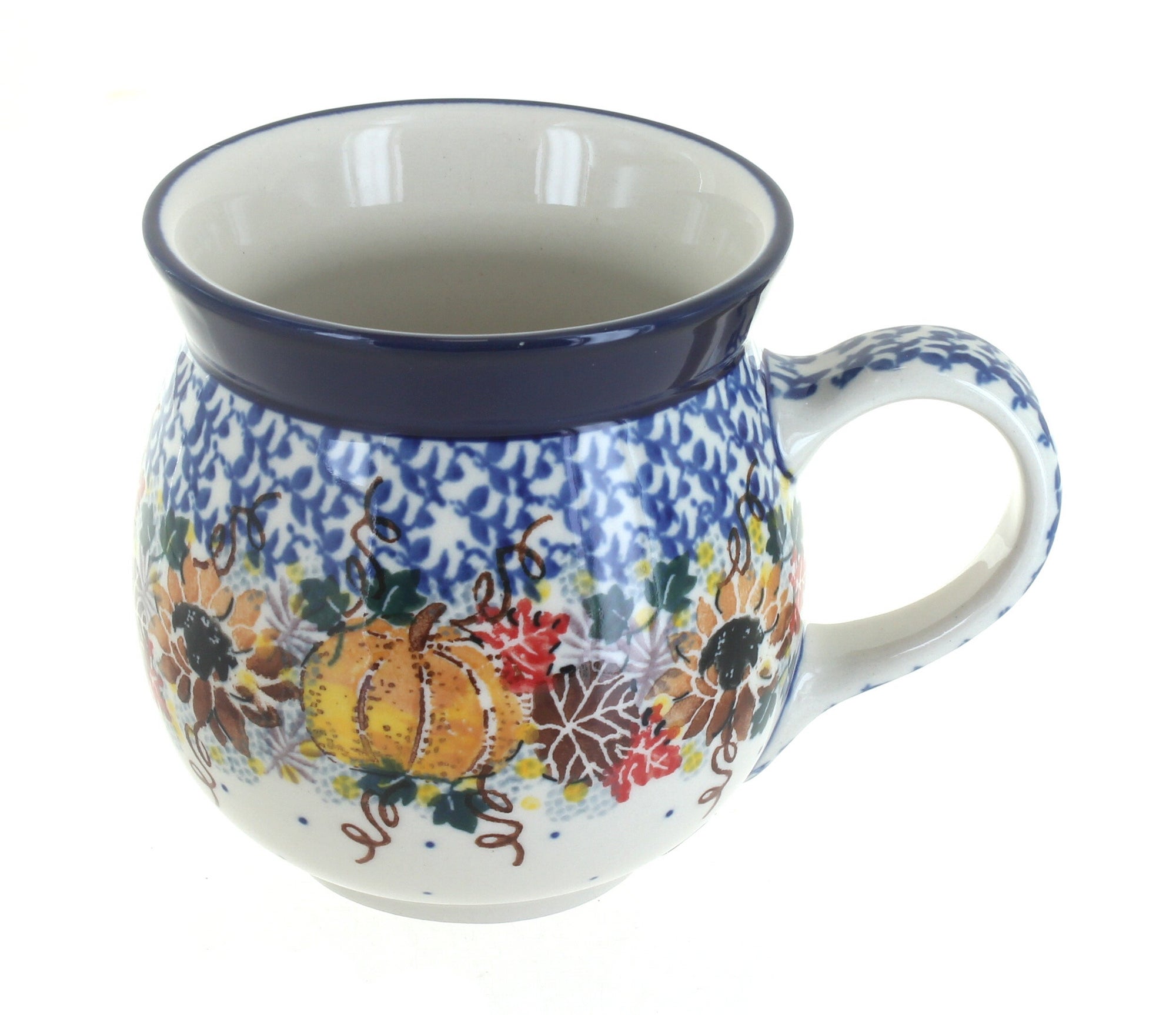 Ceramika Artystyczna Harvest Bounty Mug — Polish Pottery