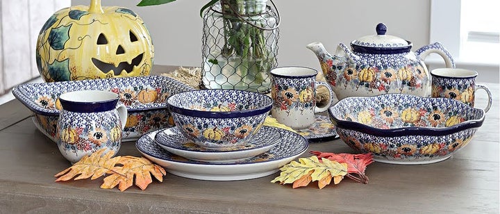 Ceramika Artystyczna Harvest Bounty Mug — Polish Pottery