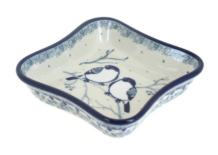 Ceramika Artystyczna Bluebird Petite Bowl/Dish — Polish Pottery