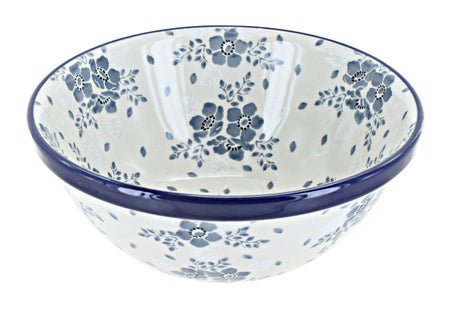 Ceramika Artystyczna Blue Fleur Dining Plates & Bowls — Polish Pottery