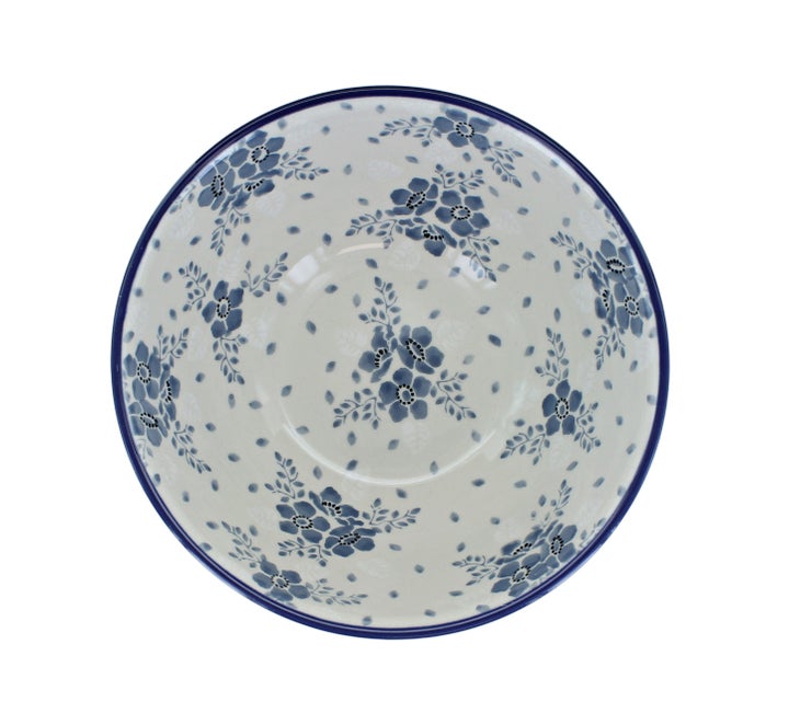 Ceramika Artystyczna Blue Fleur Dining Plates & Bowls — Polish Pottery