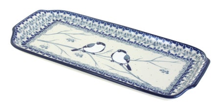 Ceramika Artystyczna Bluebird Small Serving Piece — Polish Pottery