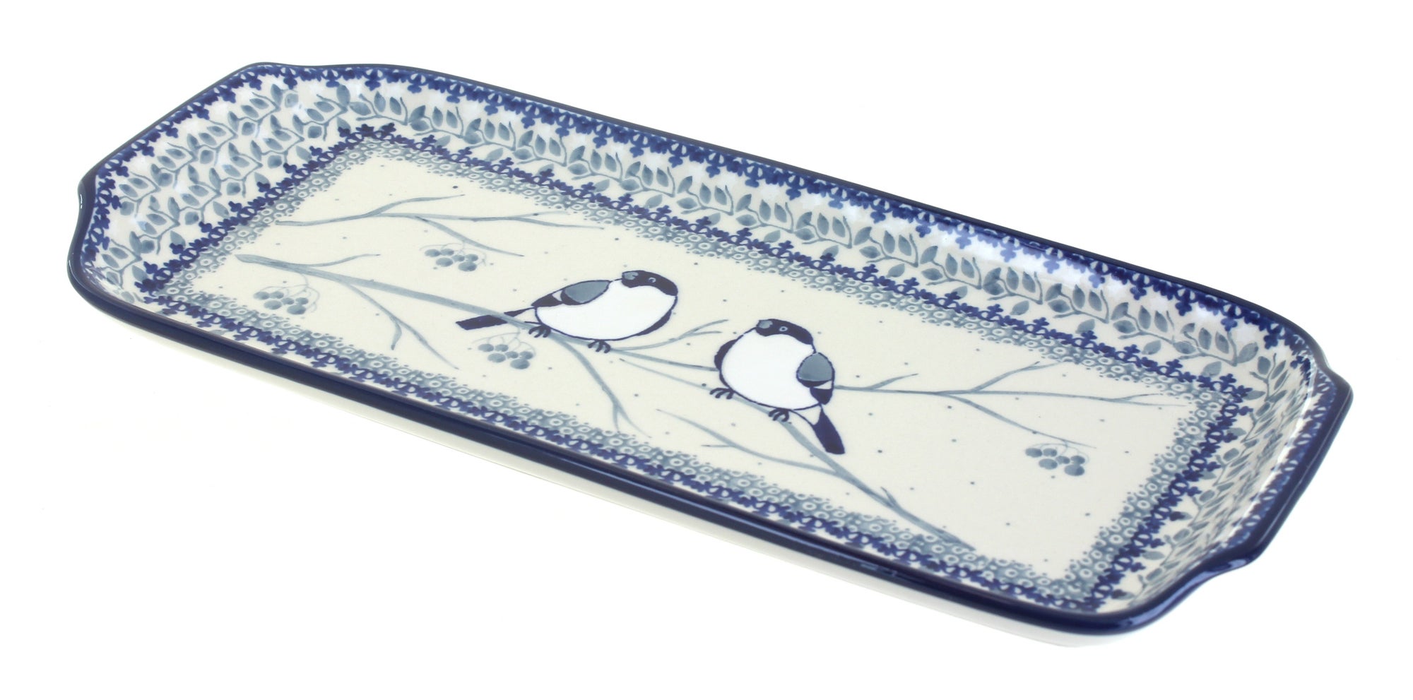 Ceramika Artystyczna Bluebird Small Serving Piece — Polish Pottery