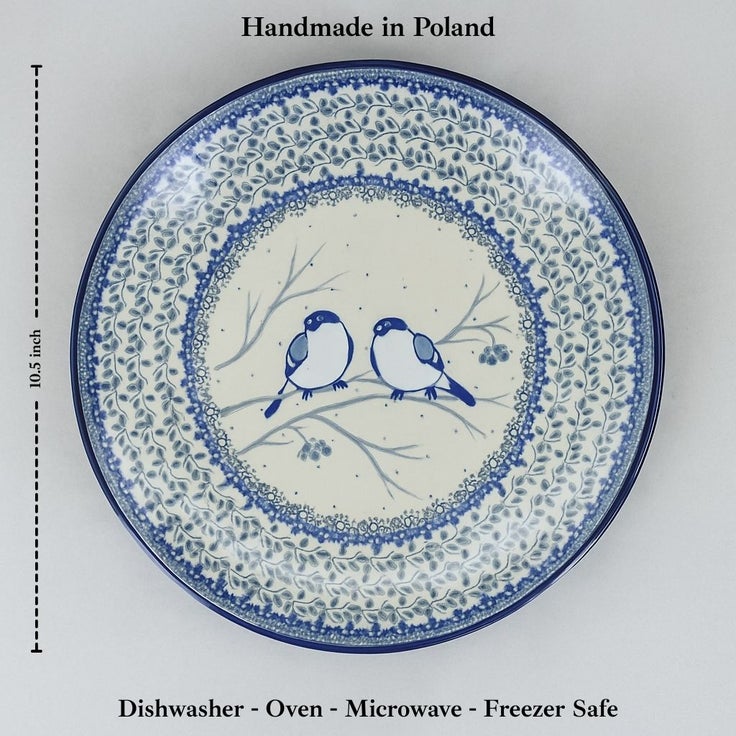 Detail image of Ceramika Artystyczna Bluebird Dining Plates & Bowls — Polish Pottery