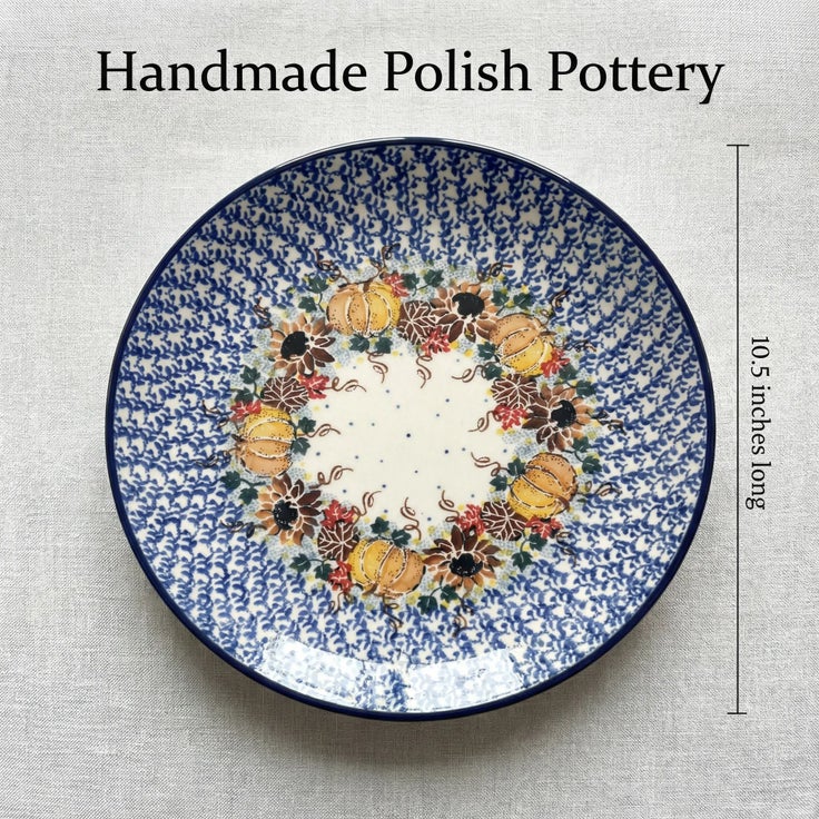 Detail image of Ceramika Artystyczna Harvest Bounty Dining Plates & Bowls — Polish Pottery