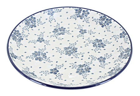 Ceramika Artystyczna Blue Fleur Dining Plates & Bowls — Polish Pottery