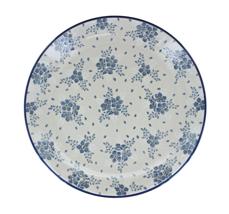 Detail image of Ceramika Artystyczna Blue Fleur Dining Plates & Bowls — Polish Pottery