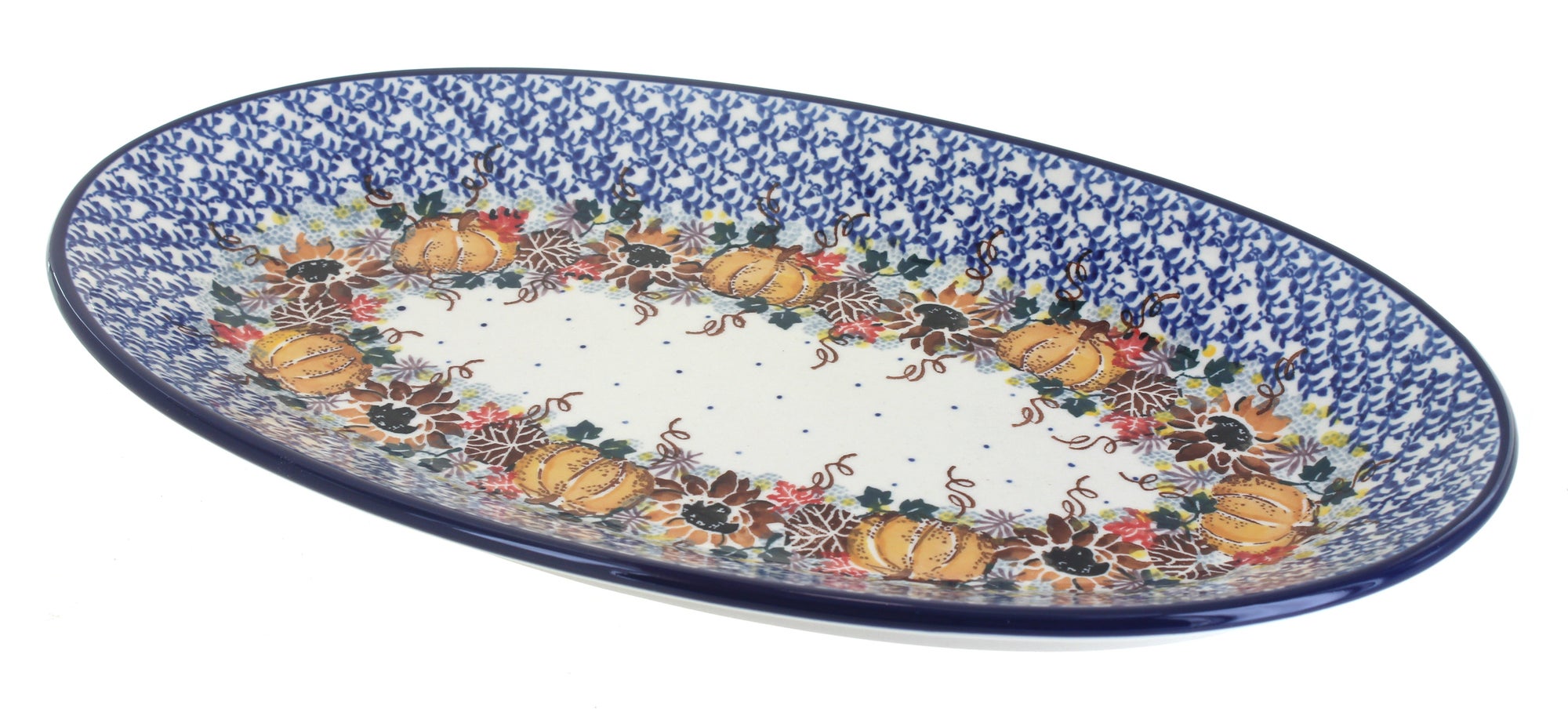 Ceramika Artystyczna Harvest Bounty Large Serving Piece — Polish Pottery