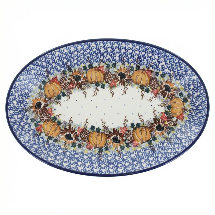 Ceramika Artystyczna Harvest Bounty Large Serving Piece — Polish Pottery
