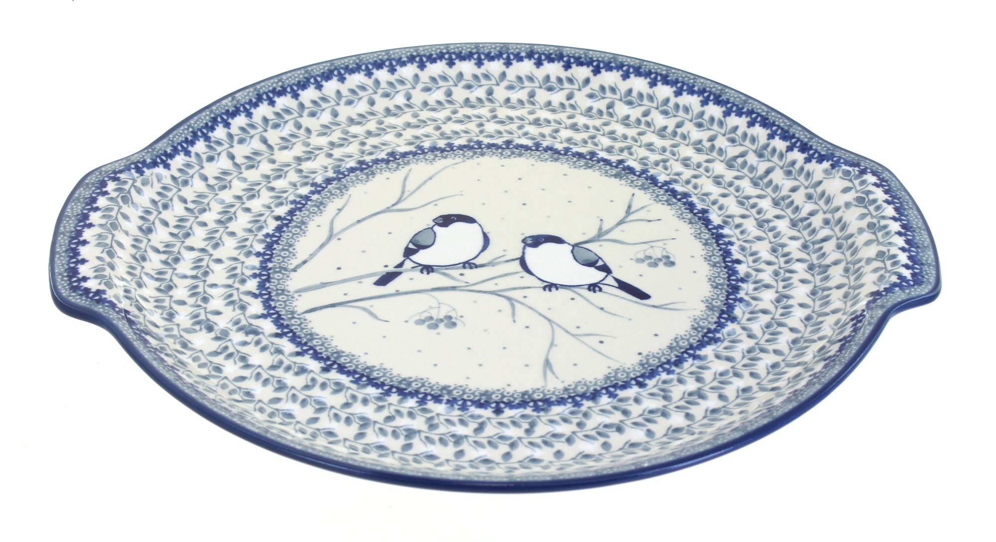 Ceramika Artystyczna Bluebird Large Serving Piece — Polish Pottery
