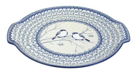 Ceramika Artystyczna Bluebird Large Serving Piece — Polish Pottery