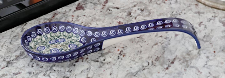 Zaklady Seaside Swirl Countertop Accessories — Polish Pottery