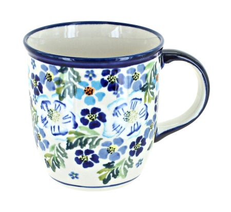 Zaklady Vintage Violet Mug — Polish Pottery