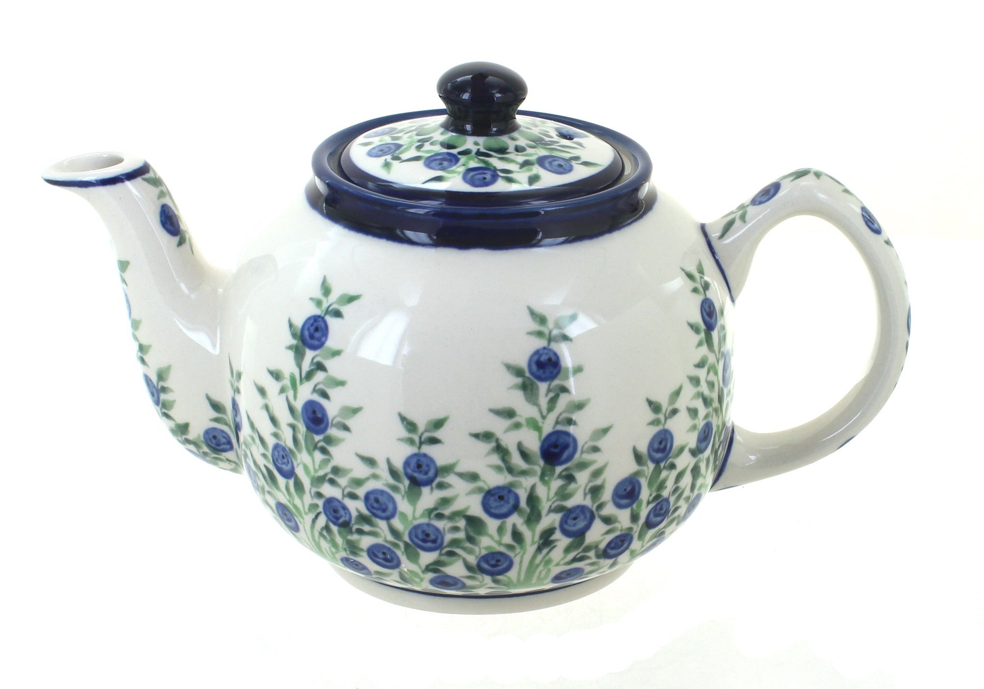 Zaklady Porcelain Vine Teapot — Polish Pottery