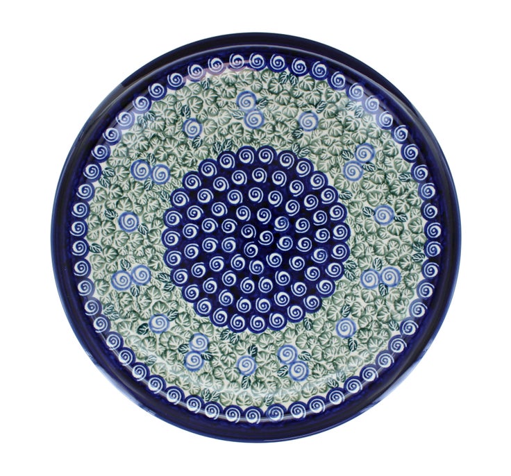 Detail image of Zaklady Seaside Swirl Dining Plates & Bowls — Polish Pottery