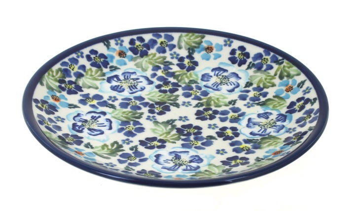 Zaklady Vintage Violet Dining Plates & Bowls — Polish Pottery