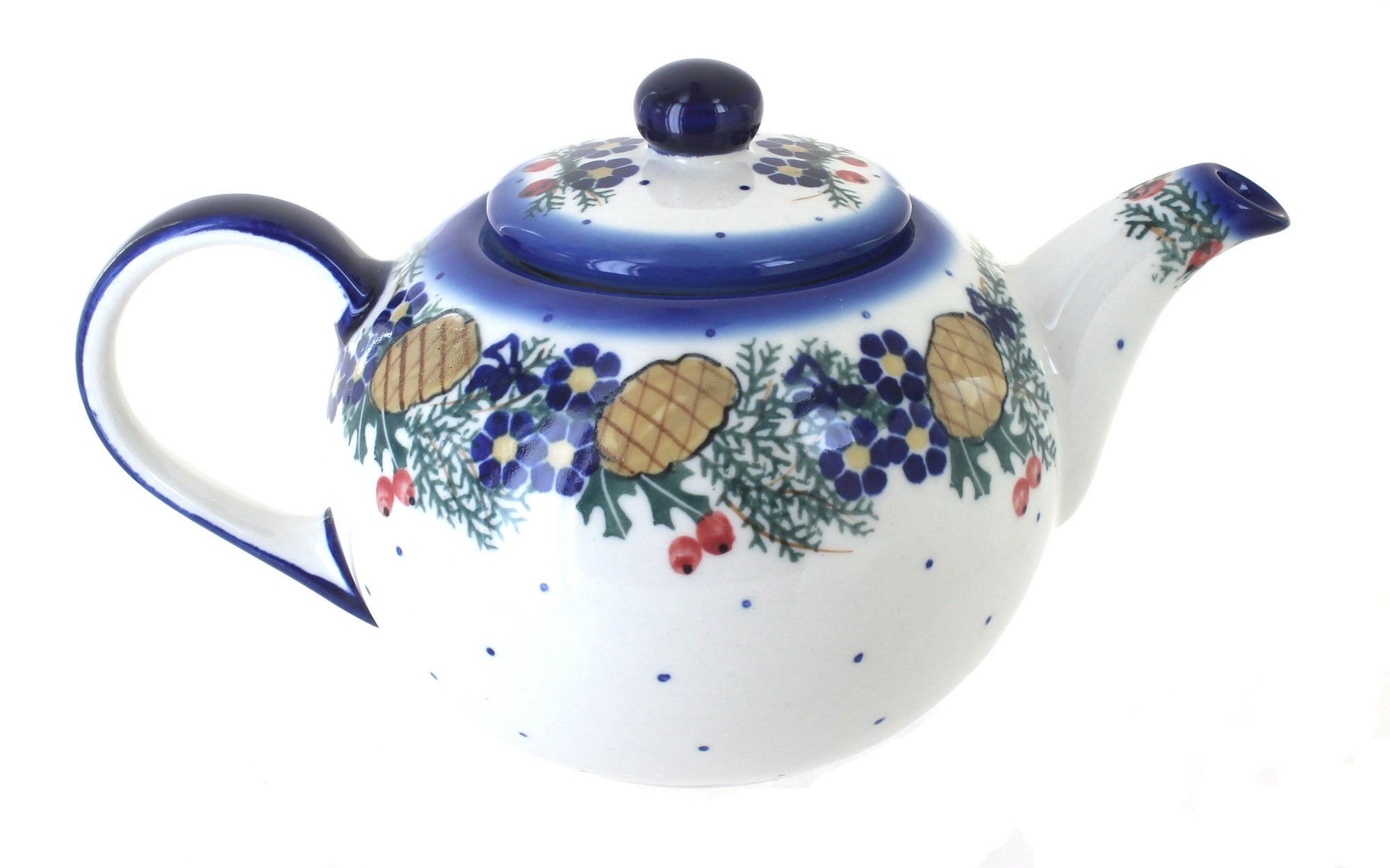 WR Unikat Pinecone Teapot — Polish Pottery