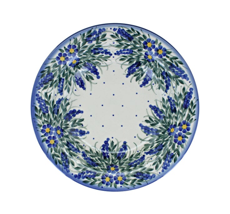 Detail image of WR Unikat Hyacinth Dining Plates & Bowls — Polish Pottery