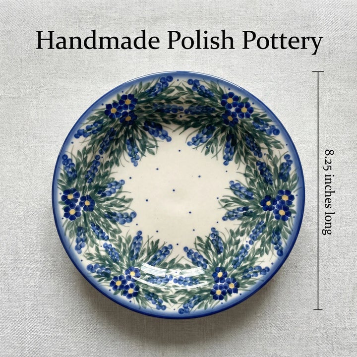 WR Unikat Hyacinth Dining Plates & Bowls — Polish Pottery