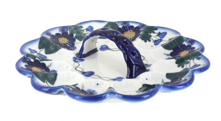 WR Unikat Forget Me Not Dining Accessories — Polish Pottery