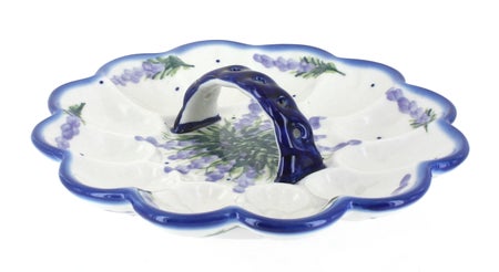 WR Unikat Lavender Fields Dining Accessories — Polish Pottery