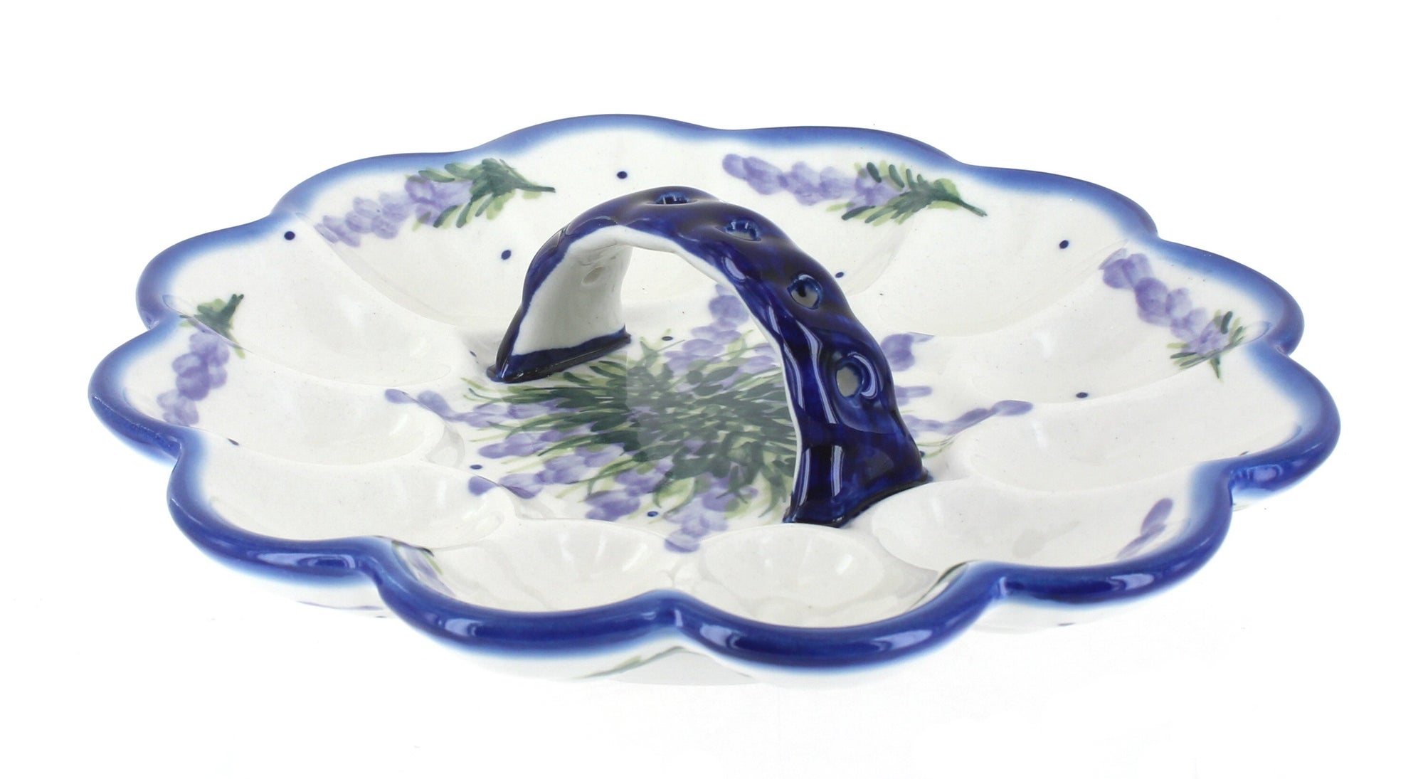 WR Unikat Lavender Fields Dining Accessories — Polish Pottery