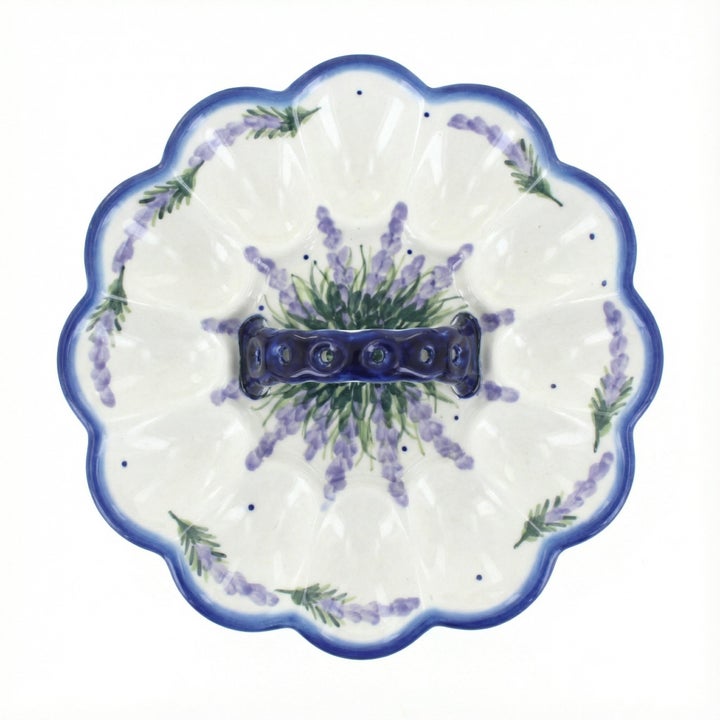 WR Unikat Lavender Fields Dining Accessories — Polish Pottery
